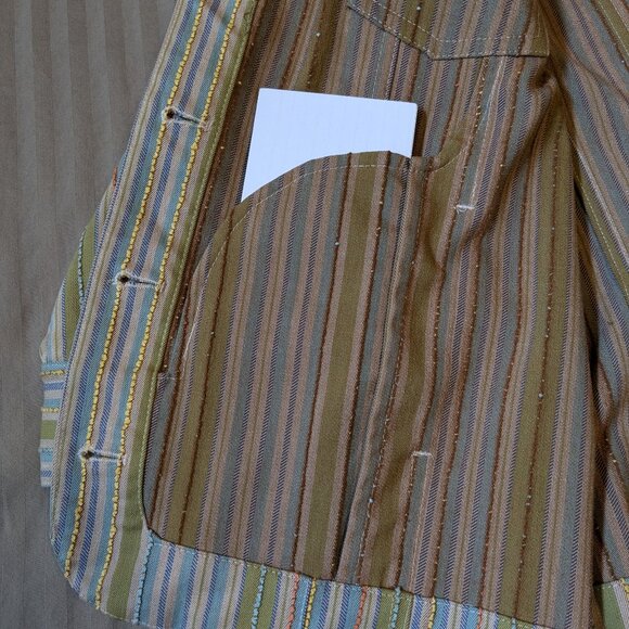 Christopher & Banks Jacket in Multi Color Stripes and Textures - Picture 10 of 10